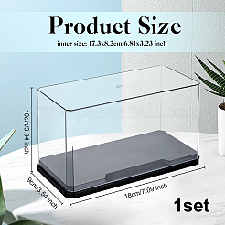 Transparent Plastic Building Block Model Display Boxes&nbsp;ODIS-WH0001-08