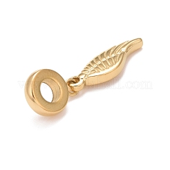 304 Stainless Steel European Dangle Charms&nbsp;STAS-I194-05G