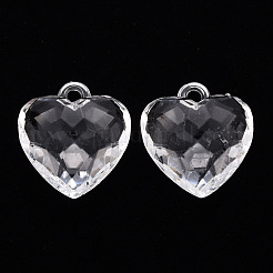 Transparent Acrylic Pendants&nbsp;X-TACR-T024-03B-205