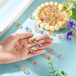 50Pcs Glass Pendants&nbsp;PALLOY-TAC0276