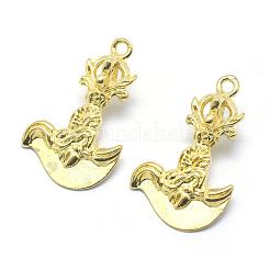 Brass Beads&nbsp;KK-G319-42C-RS