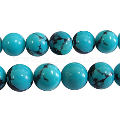 Synthetic Turquoise Beads Strands&nbsp;X-Z0NDC011-1