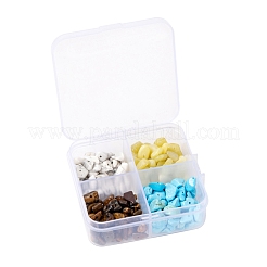 60G 4 Style Natural & Synthetic Mixed Gemstone Beads&nbsp;G-FS0002-18B