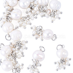 12Pcs Potato Natural Cultured Freshwater Pearl Pendants&nbsp;PALLOY-TA00384