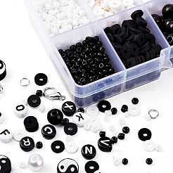 DIY Yin Yang Theme Jewelry Set Making Kit&nbsp;DIY-YW0004-67