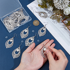 10 Pairs Teardrop 304 Stainless Steel Dangle Earrings Making Kits&nbsp;EJEW-UN00030