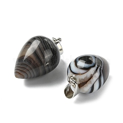 Natural Banded Agate Pendants&nbsp;GG-K002-13E