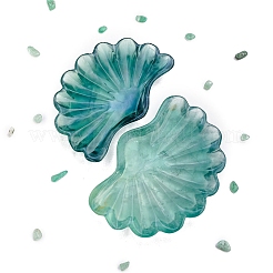 Natural Fluorite Shell Shape Decorative Bowls&nbsp;PW-WG46732-02