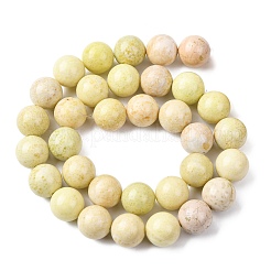 Natural Lemon Jade Beads Strands&nbsp;G-H343-D01-12mm-A