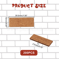 200Pcs Aspen Wood Floor&nbsp;DIY-GA0006-91B