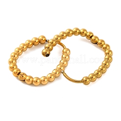 Ion Plating(IP) 304 Stainless Steel Hoop Earrings&nbsp;EJEW-G395-27G