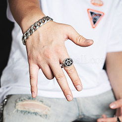 Brass Finger Rings for Men&nbsp;FS-WG3A8DB-01