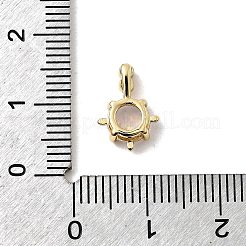 Synthetic Opal Flat Round Oval Charms&nbsp;KK-H089-05A-01