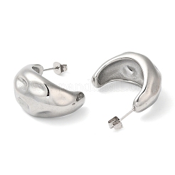 Non-Tarnish 304 Stainless Steel Teardrop Stud Earrings&nbsp;EJEW-K244-39P