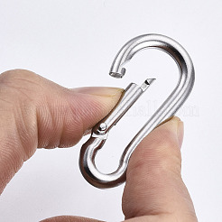 Tarnish Resistant 304 Stainless Steel Rock Climbing Carabiners&nbsp;X-STAS-N087-24A-01