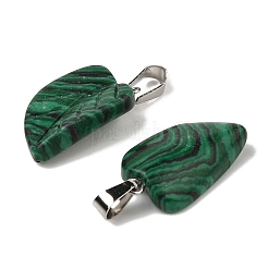 Synthetic Malachite Pendants&nbsp;G-B127-01P-05