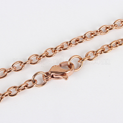 304 Stainless Steel Cable Chain for Necklace Making&nbsp;STAS-P045-06