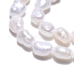 Natural Cultured Freshwater Pearl Beads Strands&nbsp;PEAR-N014-03E