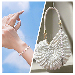 2Pcs Glass Keychain&nbsp;HJEW-SC0002-24