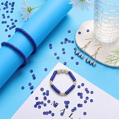 2 Strands Flat Round Handmade Polymer Clay Beads&nbsp;CLAY-SC0001-54A