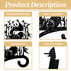 Iron Hanging Plant Hanger Bracket&nbsp;HJEW-WH0088-009