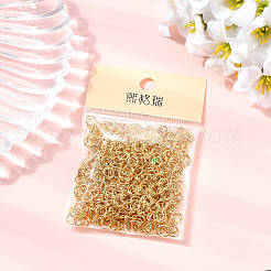 SHEGRACE 30G Brass Open Jump Rings&nbsp;XGRPCN578-239G