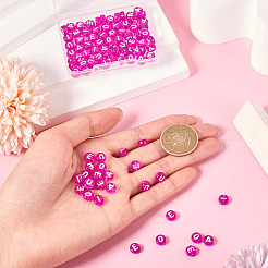 100Pcs 5 Styles Transparent Acrylic Beads&nbsp;OACR-TA0003-48A