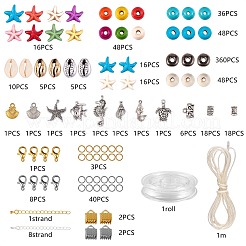 DIY Ocean Theme Anklet Making Kit&nbsp;DIY-SZ0007-23