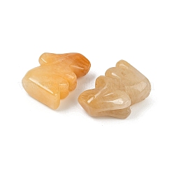 Natural Topaz Jade Rabbit Display Decorations&nbsp;G-R007-02F