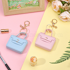 1Pc PU Leather Bag Keychains&nbsp;KEYC-CL0001-40B