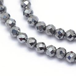 Terahertz Stone Beads Strands&nbsp;G-E411-15-3mm