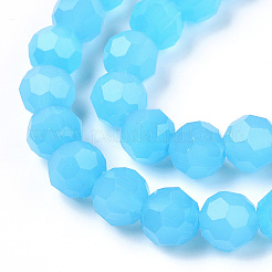 Imitation Jade Glass Beads Stands&nbsp;X-EGLA-A035-J10mm-D04