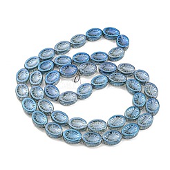Electroplate Glass Beads Strands&nbsp;EGLA-G037-13A-FP04