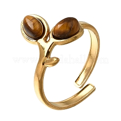 304 Stainless Steel Cuff Open Rings&nbsp;RJEW-F213-04G-06