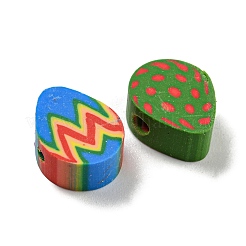 Handmade Polymer Clay Beads&nbsp;X-CLAY-E005-15