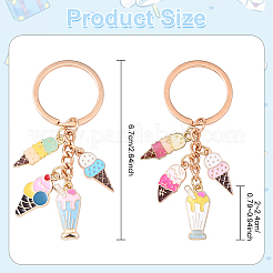 Alloy Enamel Keychain&nbsp;KEYC-YW00195-01