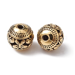 Tibetan Style Hollow Alloy Beads&nbsp;TIBEB-YW0001-12G