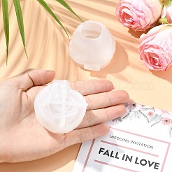 1 Set 2Pcs 3D Rose Silicone Candle Molds&nbsp;ST-CJ0007-66