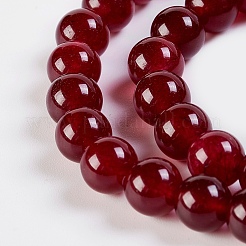 Natural White Jade Beads Strands&nbsp;G-K254-10-8mm-01