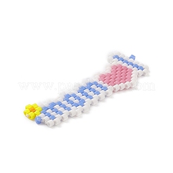3Pcs 3 Color Handmade Loom Pattern MIYUKI Seed Beads&nbsp;PALLOY-MZ00052