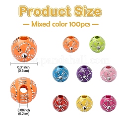 Plating Acrylic Beads&nbsp;PACR-YW0001-19