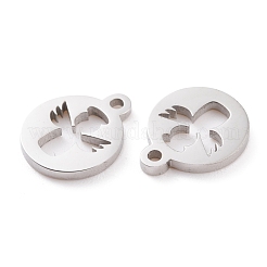 Non-Tarnish 304 Stainless Steel Charms&nbsp;STAS-Y002-15P