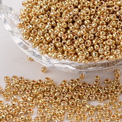 Electroplate 12/0 Glass Seed Beads&nbsp;X-SEED-Q003-01