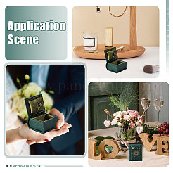 Book Shaped PU Leather Tie Clip Storage Boxes&nbsp;CON-CA0001-034C