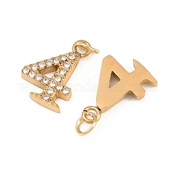 304 Stainless Steel Rhinestone Pendants&nbsp;STAS-N133-03E-G