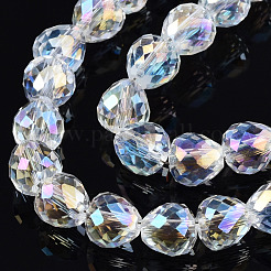 Transparent Glass Beads Strands&nbsp;EGLA-T008-14A-02