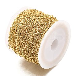 Rack Plating Brass Cable Chains&nbsp;CHC-M001-03G-02