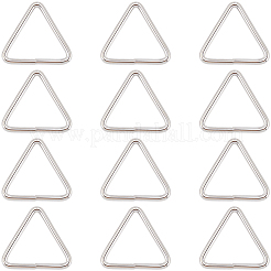 12Pcs Triangle Iron Linking Rings&nbsp;IFIN-CP0002-96P