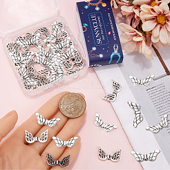 40Pcs 2 Styles Tibetan Style Alloy Beads&nbsp;FIND-SC0011-80