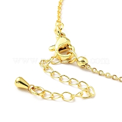 Synthetic Crystal Teardrop Pendant Necklace&nbsp;LS-NJEW-G016-03B